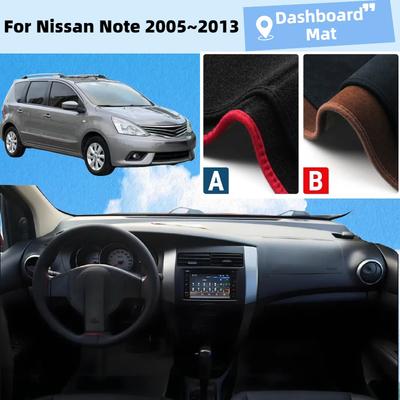 For Nissan Note 2005~2013 E11 MK1 1th 2006 2007 Car Dashboard Cover Mat SunShade Pads Interior Carpet Anti-Slip Car Accessories