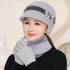 Thickened Rabbit Hair Knitted Wool Hat for Women – Versatile Fashionable Bucket Hat for Autumn and Winter