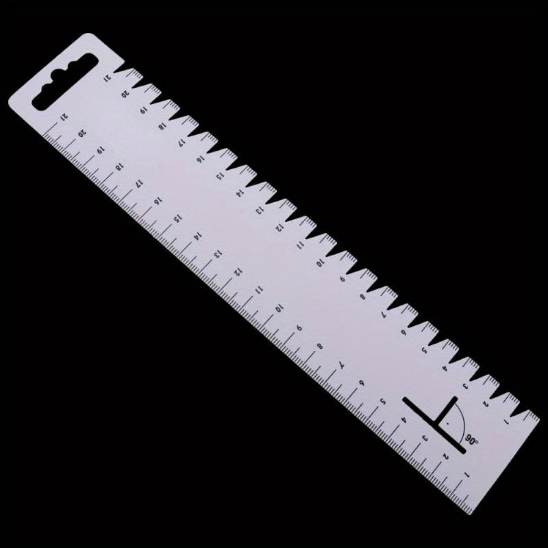 DIY Sewing Patchwork Ruler Ultrathin Soft 21cm Sewing Tools Accessories Quilting Tools Handmade