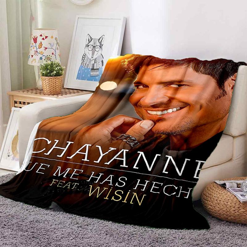 3D Print Chayanne Puerto Rican Latin Pop Gift Blanket,Soft Throw Blanket for Home Bedroom Bed Sofa Travel Picnic Cover Kids