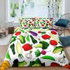 3D Corn Bedding Set 3pcs for Kids Boys Girls Watercolor Corn Pattern Printed Comforter Cover Botanical Polyester Duvet Cover Set