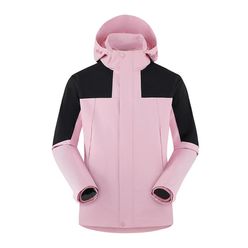 Full Heat Seal Pressed Glue Three-in-one Jacket Men's Outdoor Group Jacket Women