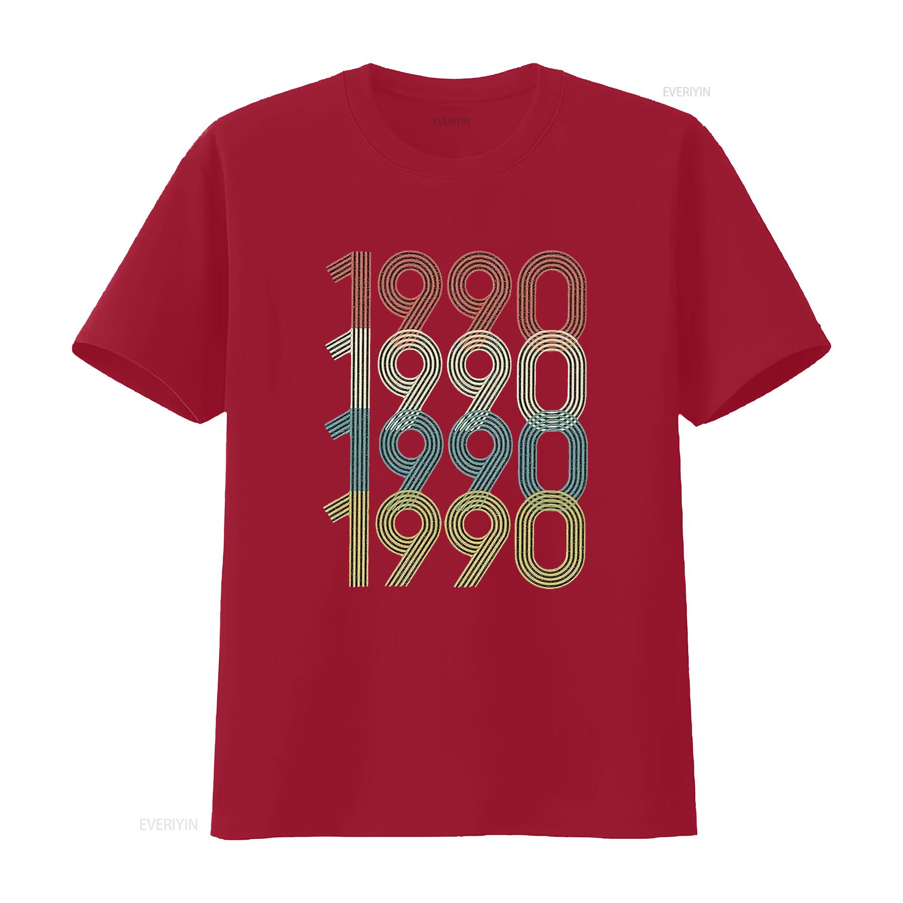 

Womens 31St Birthday T Shirt Funny 1990 Greeting Party Retro Tops Vintage Black vintage Washed Stylish Unisex designer clothes S