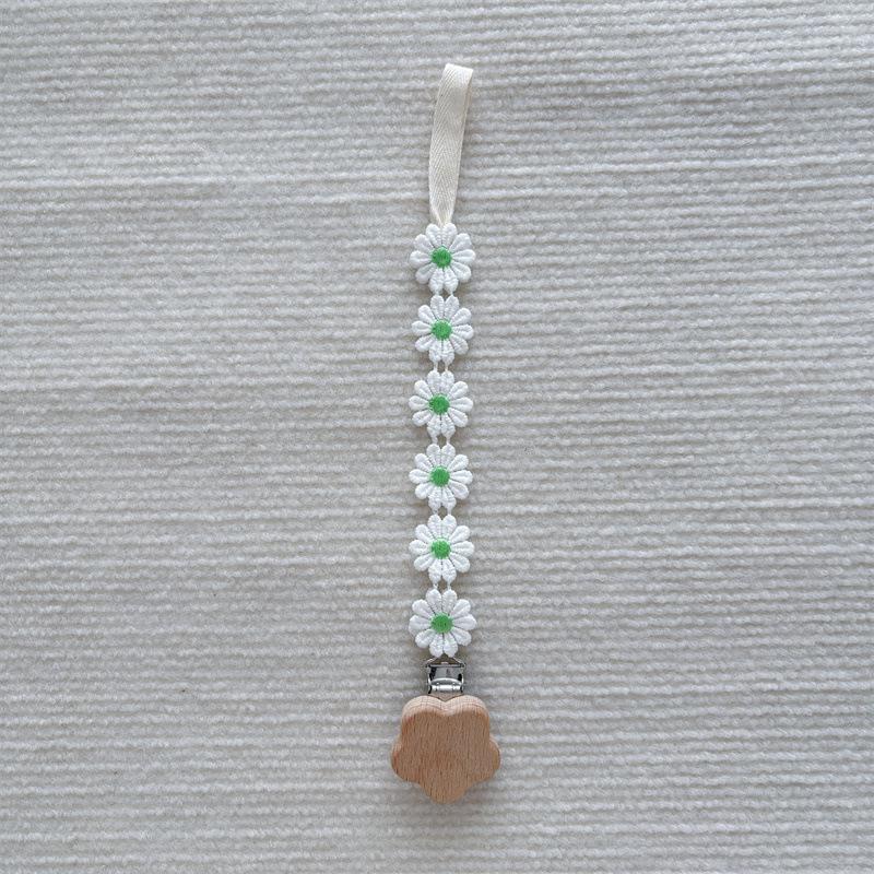 INS Korean Baby Pacifier Anti-Drop Chain and Teether Clip - Little Daisy Lanyard