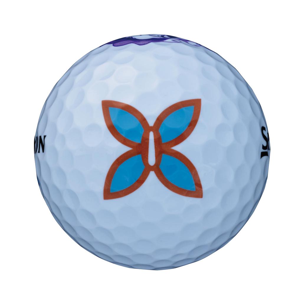 DUNLOP SRIXON AD SPEED3 Golf Demon Kimetsu no Yaiba Charakter 1 Dutzend Weiße Bälle, Slayer Bälle, (12 Bälle),