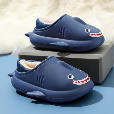 Winter Children's Cute Cartoon Thick Soled Warm Cotton Shoes Slippers for Home Indoor and Outdoor Cotton Slippers 24-35