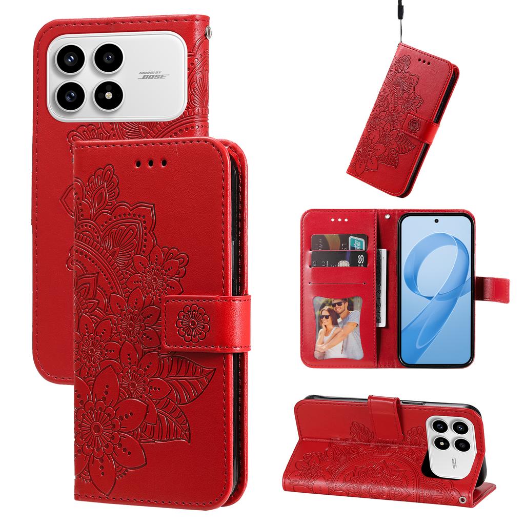 For Motorola Moto G17 Power 4G/Motorola Moto G17 4G Leather Case Wallet Stand Solid Color Anti Drop