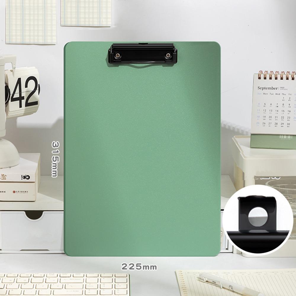 With Low Profile Gold Clip A4 Writing Clipboard Writing Tablet Writing Sheet Pad File Folder Board Clamp Document Folder