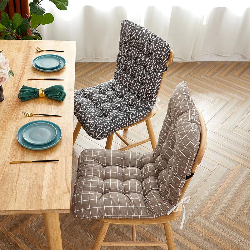 Ergonomic Office Chair Cushion with Integrated Back Support - Featuring a Casual Pattern, Thick And Comfortable Seat Padding