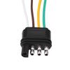4 Pins Trailer Plug Wiring Connector Towing Light Plug Socket Kit TM8010