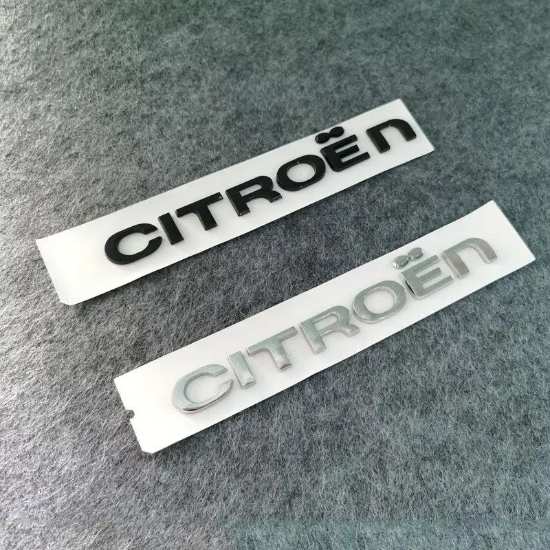 ABS Car Rear Trunk Badge Decal Sticker for Citroen C1 C3 C4 C5 DS3 DS4 DS5 Berlingo Jumpy Numero Auto Modification Accessories