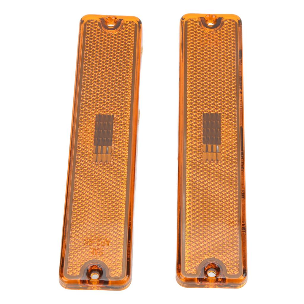 Pair Car Side Marker Light Shade 56001424 Strong Light Transmission Replacement for Jeep Wrangler