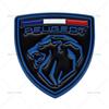 Emblème Métallique d'Aile Latérale de Voiture Badge Lion pour Coffre Arrière pour Peugeot GT LINE 107 308 306 106 Rifter 206 208 307 407 3008 207 2008 508