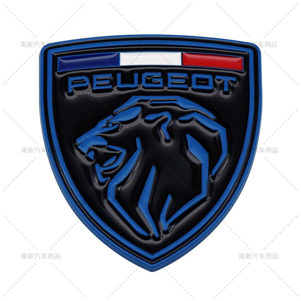 Emblème Métallique d'Aile Latérale de Voiture Badge Lion pour Coffre Arrière pour Peugeot GT LINE 107 308 306 106 Rifter 206 208 307 407 3008 207 2008 508