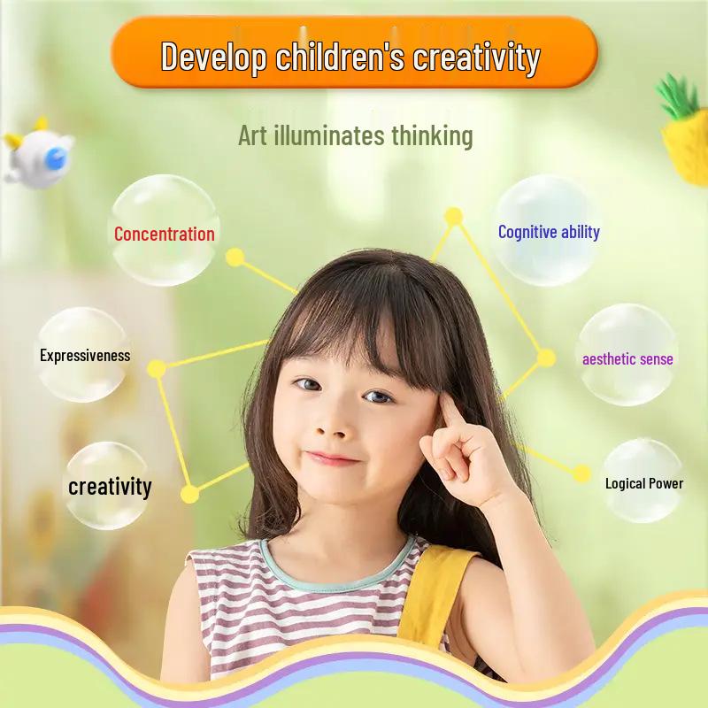 Super Light DIY Modeling Clay Set - 12, 24, or 36 Non-Sticky Colors for Kids' Creative Play