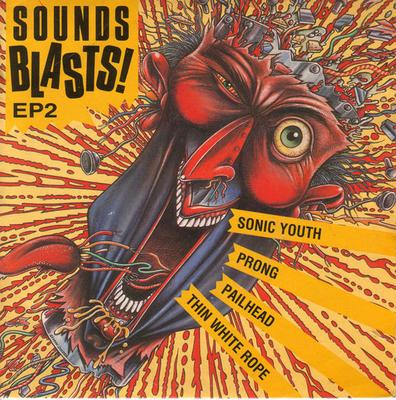 7inch Record VARIOUS  Sounds Blasts EP2 BLASTS2 Sounds 1989 UK Rock Used