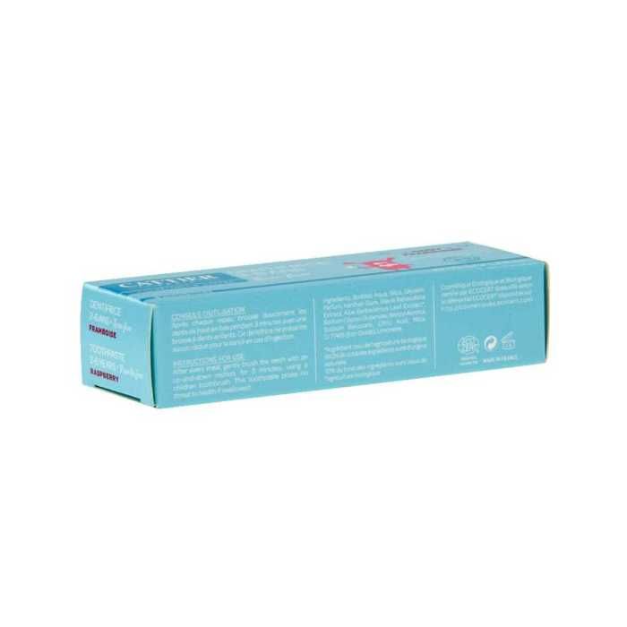 Dentifrice - CATTIER - Goût Framboise - 50ml - Pour Enfants 2-6 Ans - Mixte