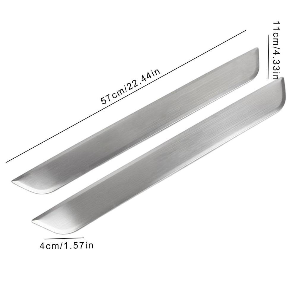 ForTesla Model3 Model Y Car Door Sill Stainless Steel Stickers Protection Plate Mirror Polished Threshold Strip Car