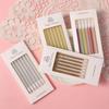 Birthday Cake Candle Pencil Straight Rod Gold Plated Baking Candle Slim Candle Baking Packaging Decoration