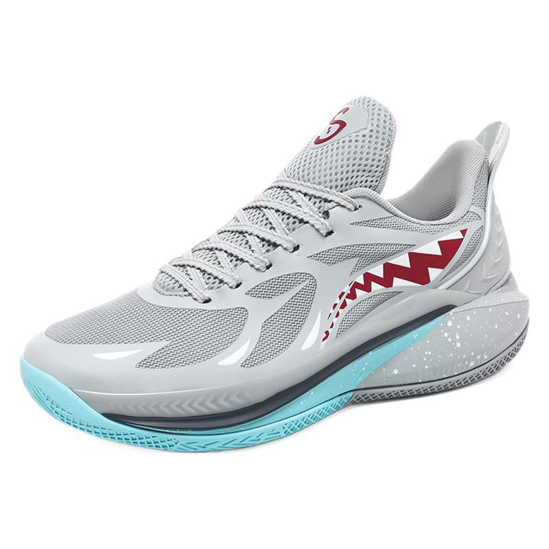 Foreign trade new basketball shoes men's actual combat wear-resistant low-top non-slip breathable student shock high-quality sports shoes women