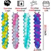 1Pc 3D Caterpillar Fidget Toy with 10 Seconds Light-Up, Silicone Suction Slug Fidget Sensory Toys, Anti-Anxiety Finger Strength Trainer