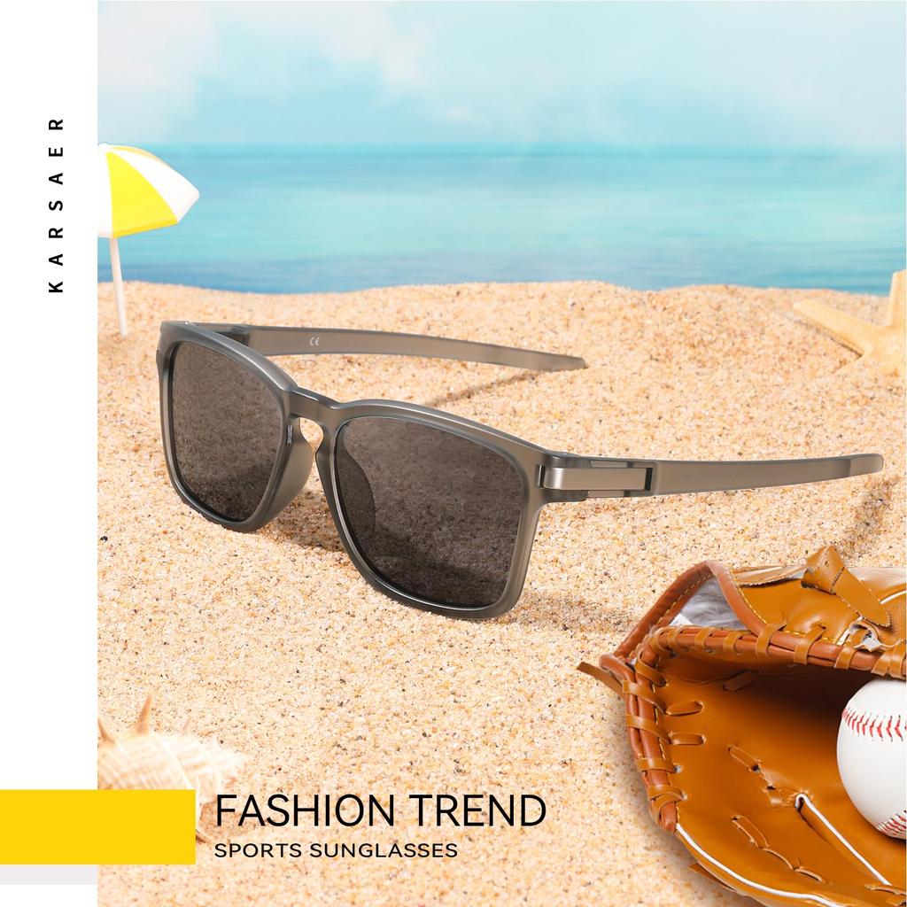 Feisedy Polarized Sunglasses TAC UV400 UV Protection for Driving, Fashionable, Unisex B1249
