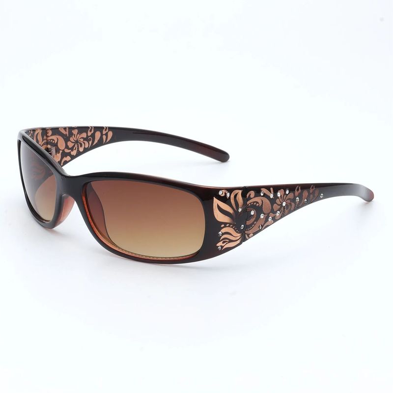 Fashion New Y2K Ladies Pattern Relief Square Small Frame Sunglasses Retro Style Elegant Summer Vacation Beach Glasses