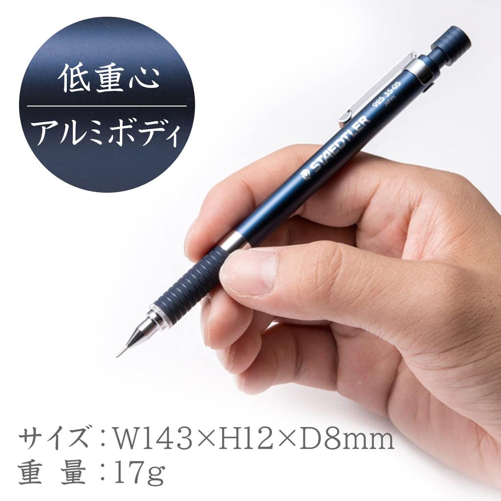 Staedtler Ołówek Mechaniczny 0,5 mm Ołówek Mechaniczny do Rysunku Seria Night Blue 925 35-05N