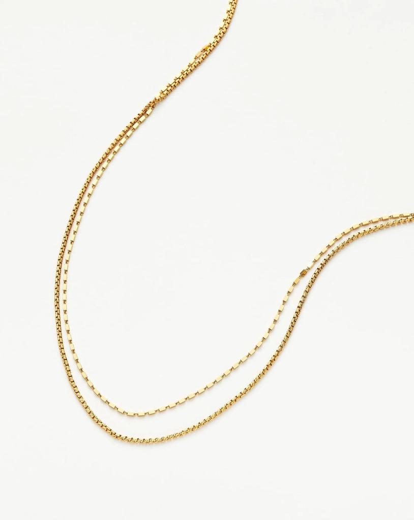 Tianhe Stone Blue Multi-Layered Retro Clavicle Necklace with Real Gold Electroplating