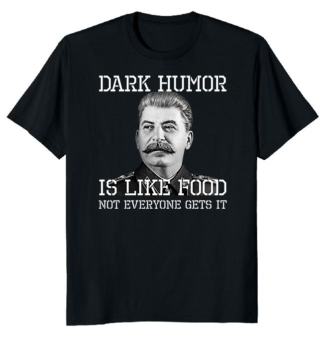 

Футболка унисекс «Черный юмор как еда»