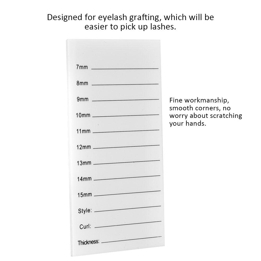 Acrylic Grafting Eyelashes Stand Eyelashes Extension Holder Plate Makeup Tool