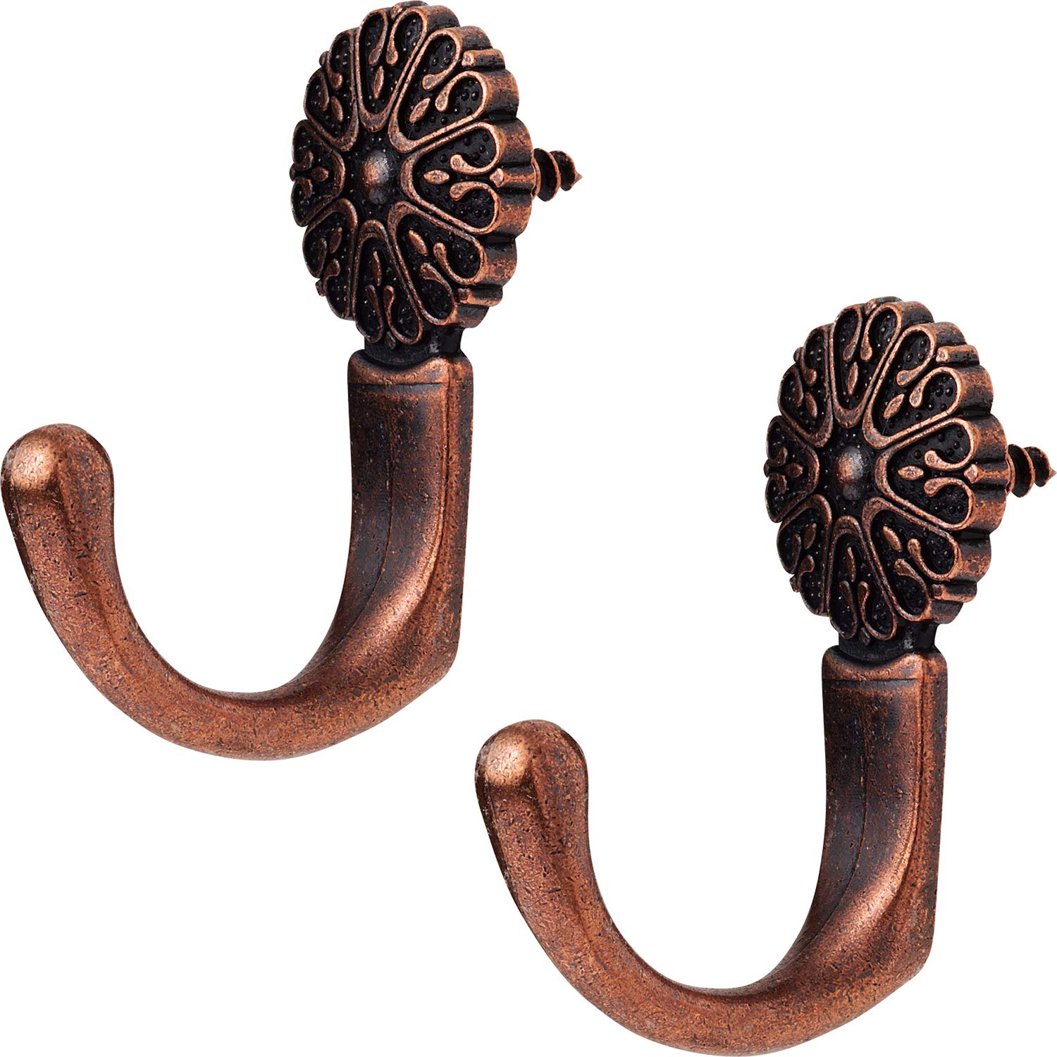 

Rec Metal Coat Rack Screw 2 Pieces (Wood Mounted) H-048