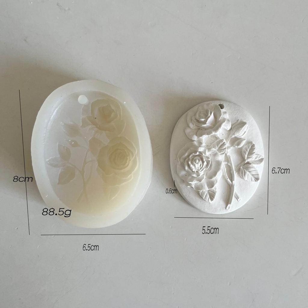 Flower Butterfly Silicone Mold DIY Flower Pendant Aromatherapy Gypsum Ornament Resin Mold Handmade Soap Mold Baking Mold