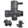 Edelstahl G7/8" G1/2" G3/4" Umstellventil 3-Wege Wasserverteiler WC Duschkopf T-Adapter Umsteller Armatur Badezimmer