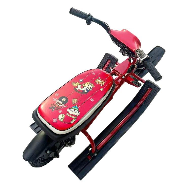 Children's Electric Off-Road Kart and Snowmobile ATV Sled Scooter