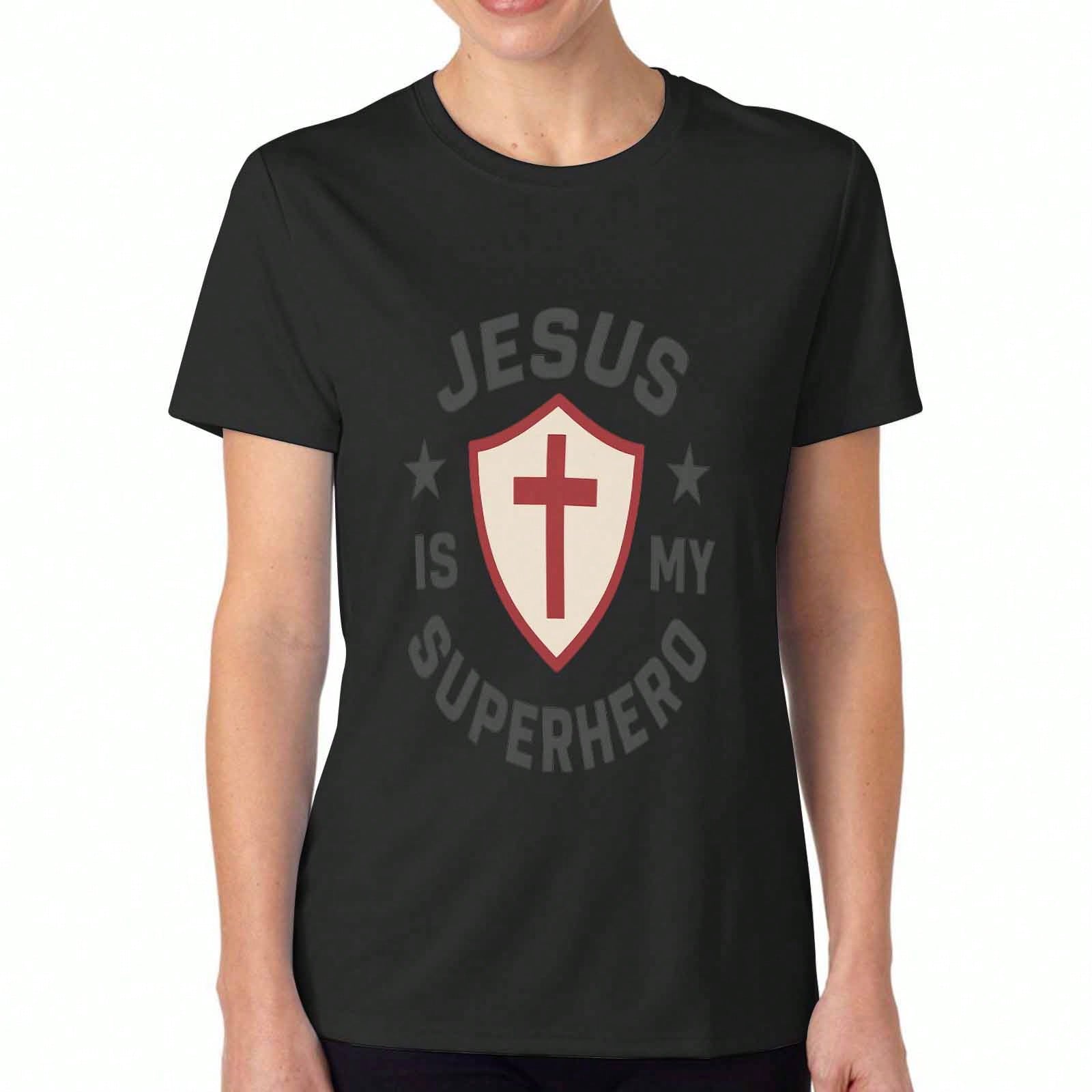 Jesus For President 2024 Women s Cotton T Shirt, Premium Print, Durable, Casual Fashion. Election Hope Graphic Tee. FaithInspired Design For Political S разноцветный