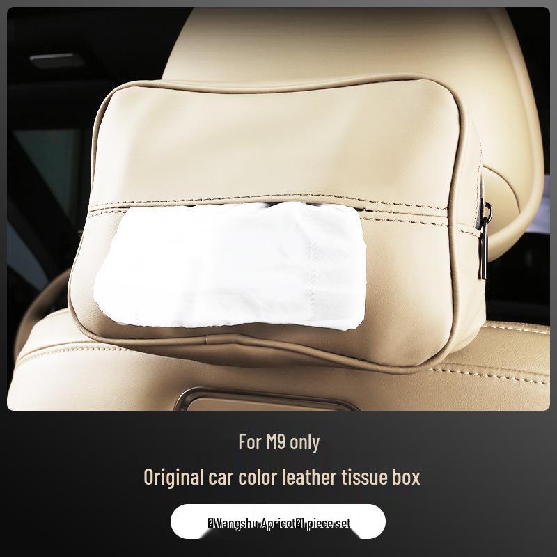 Car Seat Tissue Holder for AITO M9: Armrest Box Tissue Bag