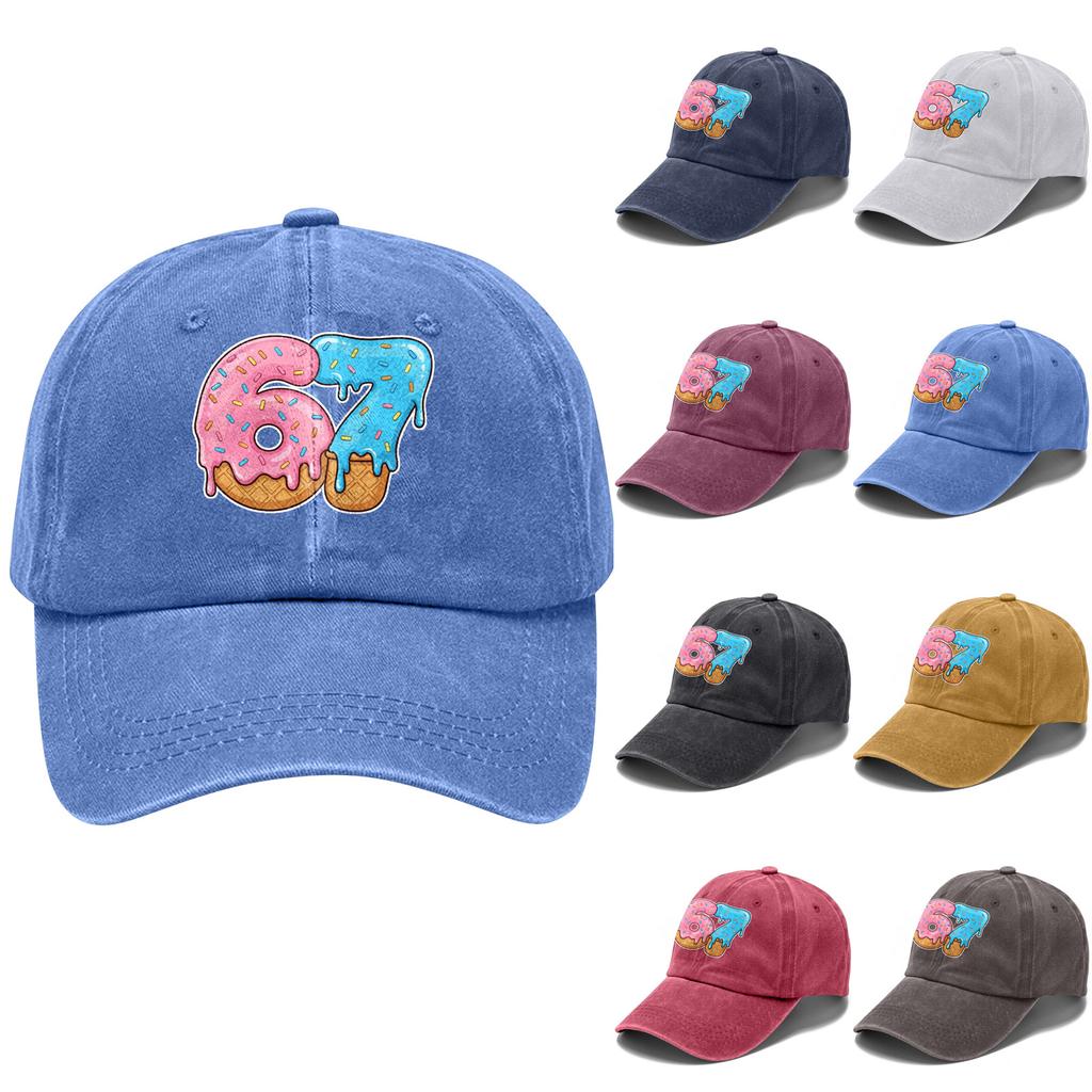 Fashionable Print Men's And Women's Adjustable Baseball Caps