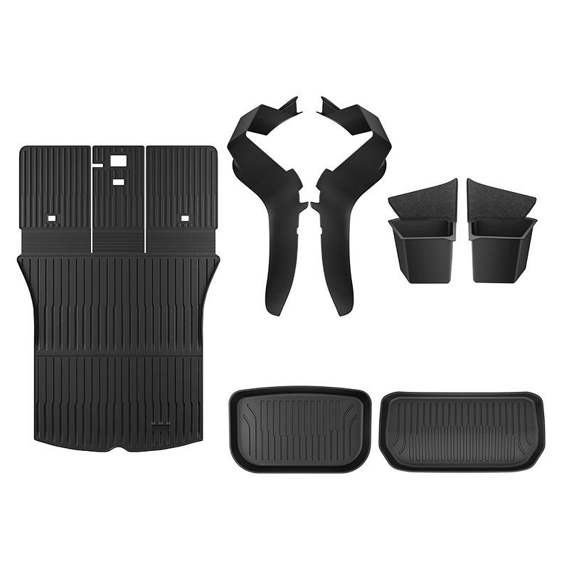 Tesla Model Y Front & Rear Trunk Mats - Full Coverage Interior Accessories