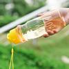 1pc 550ml Plastic Water Bottle Food Grade Large Capacity Portable Fitness Sports  Outdoor Supply Transparent Pet Flip Cover