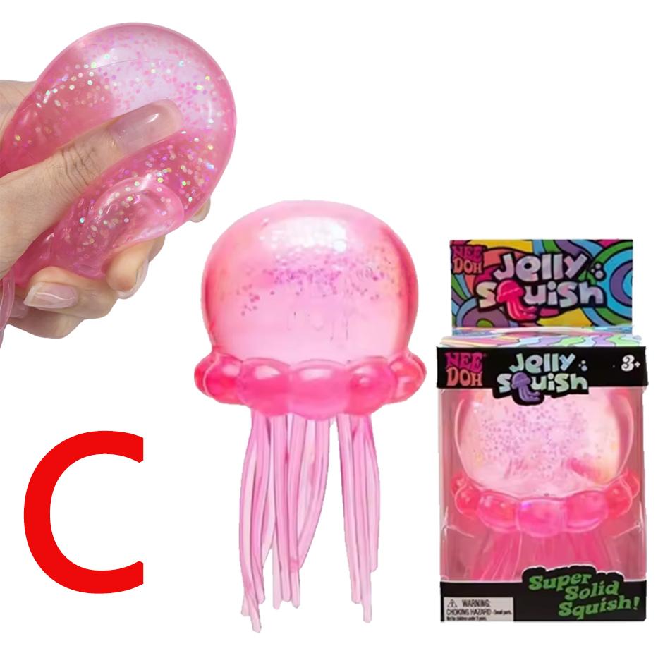 Medusa Kawaii Maltosio Squishy Giocattolo Colori Morbidi Carina Modello Medusa Sollievo dallo Stress per Bambini Adulti Ansia Giocattolo Sensoriale Regalo