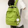 Junior High School Student Schoolbag, Female College Student Letter Backpack, Large-capacity and Versatile Backpack