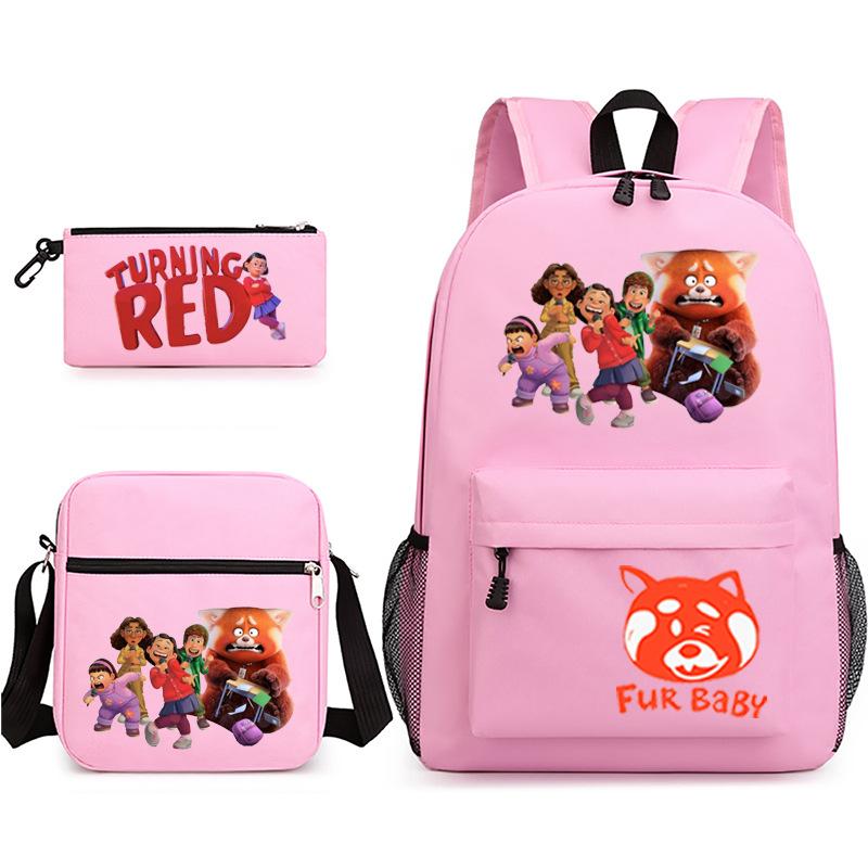 2022 Youth Metamorphosis 3 Sets/piece Laptop Backpack School Teen Girl Student Schoolbag