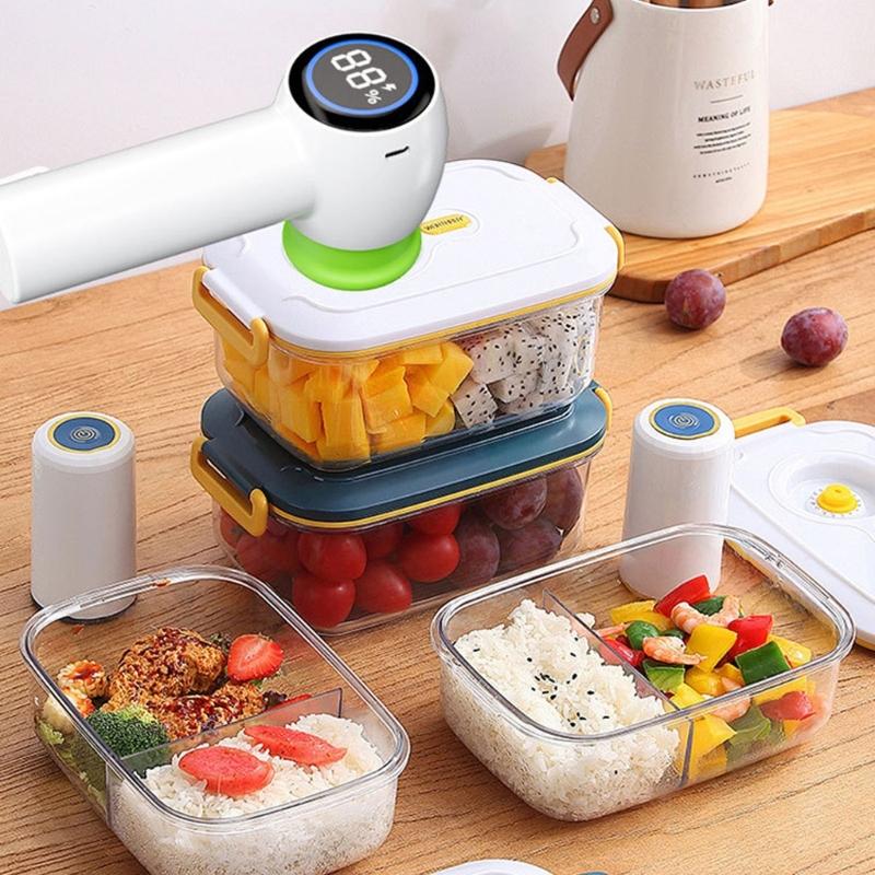 Portable Vacuum Packing Device Small Vacuum Sealer Vacuum Device Multifunctional Sealer for Meat Vegetables Fruits