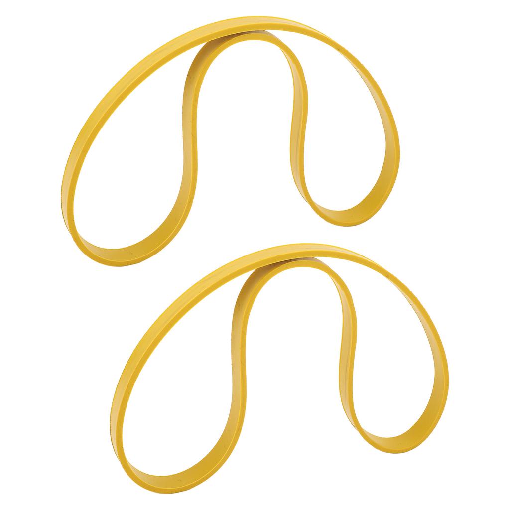 2 STK Båndsagdekk Sklisikkert Støyreduserende Gummihjuldekk for 10 Tommers Treskjæringsbåndsaghjul Gult