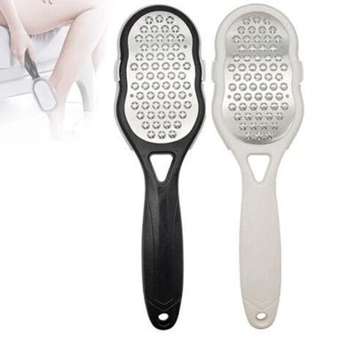 New 1pc/2pcs Stainless Steel Foot File Pedicure Dead Skin Callus Remover Rasp Scraper