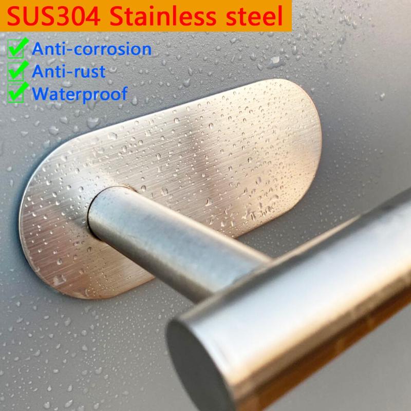 Hot Sale Stainless Steel Paper Towel Holder Cabinet Wall Mount Toilet roll paper holder Kitchen Self-Adhesive Paper Towel Bar