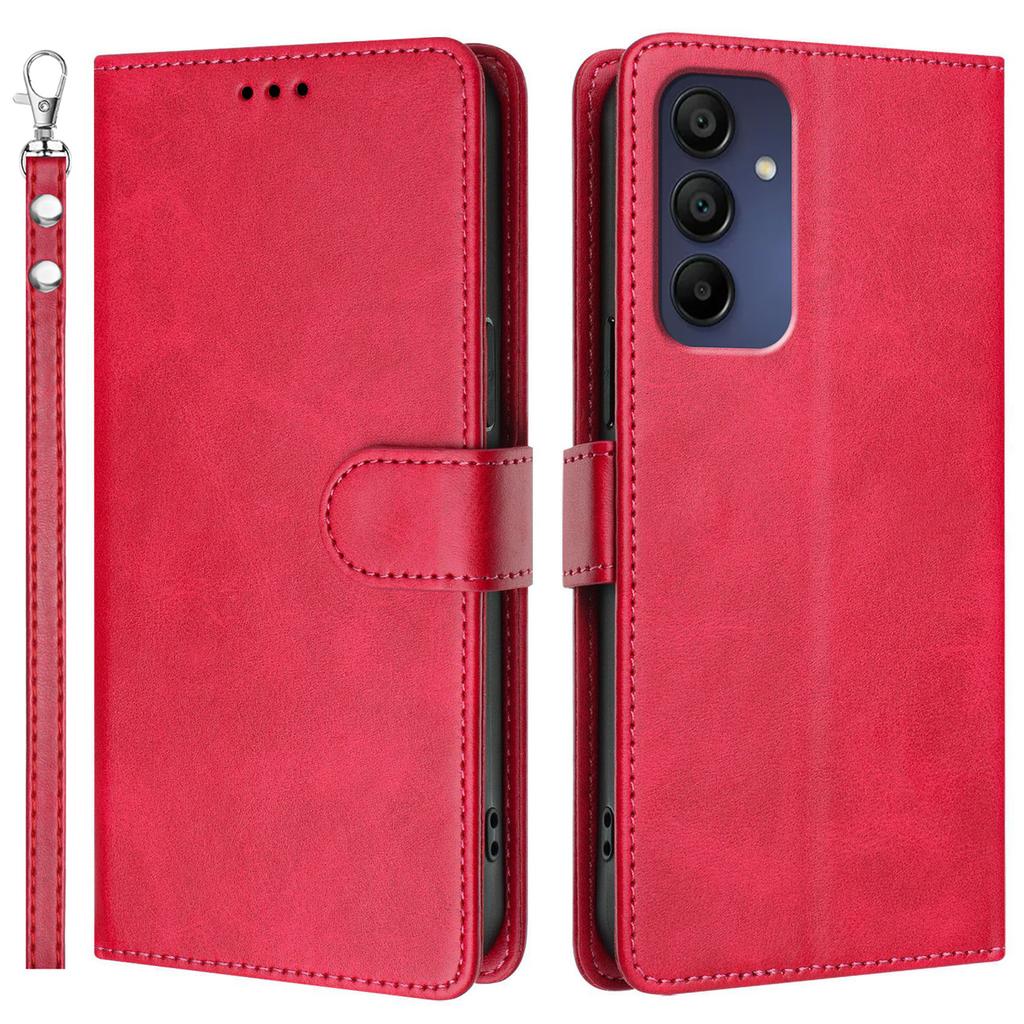 Für Samsung Galaxy A16 5G/A16 4G Hülle RFID-Blockierendes Portemonnaie Leder Handyhülle mit Trageband