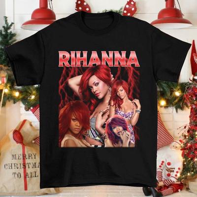 Rihanna Bootleg Short Sleeve Cotton Gift T- Shirt Unisex All Size S To 5XL Unisex T-Shirt