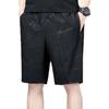 Men Summer Ice Silk Quick-Drying Elastic Sports Leisure Plus Size Beach Shorts